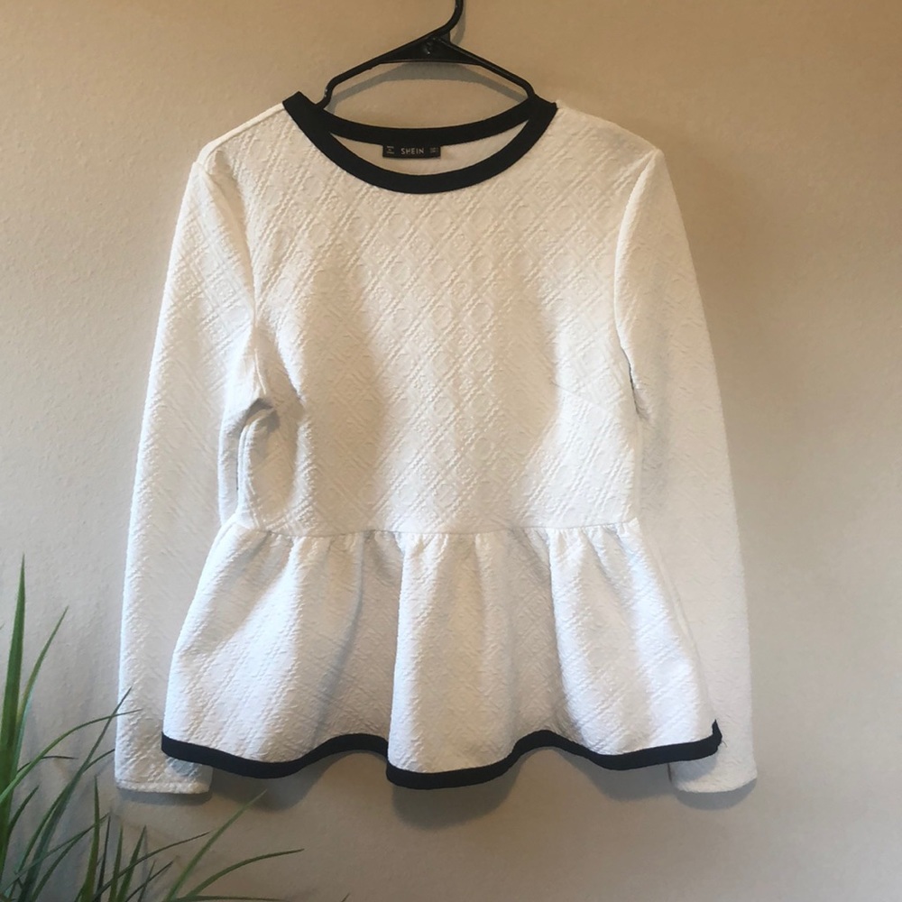 SheIn Peplum Top
